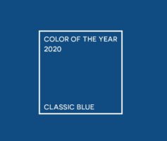 A tendência de decoração 2020 é a cor “Classic blue”